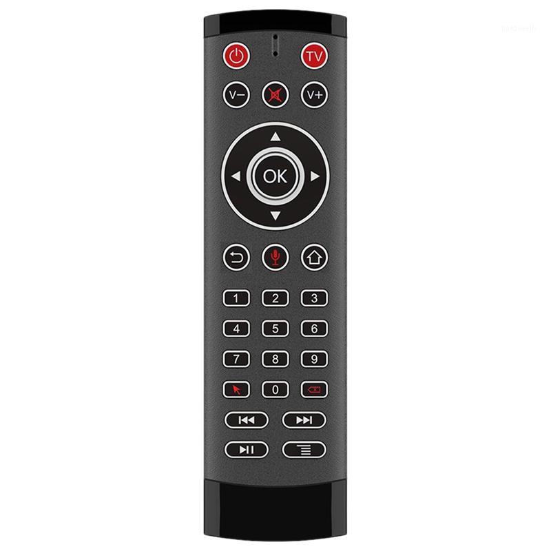 

T1 Pro Voice Remote Control 2.4G Wireless Air Mouse Voice Control Gyro IR Remote with 2 IR-Learning for Android Tv Box1