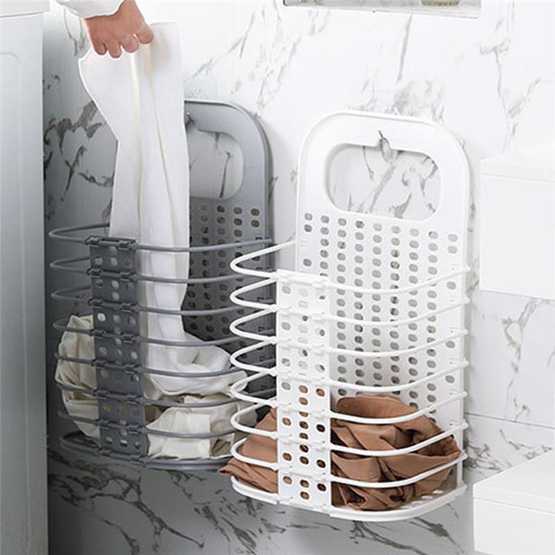 

Plastic Folding Hamper Foldable Dirty Clothes Storage Basket Large Laundry Hamper Foldable Laundry Basket for Dirty Clothe A-328