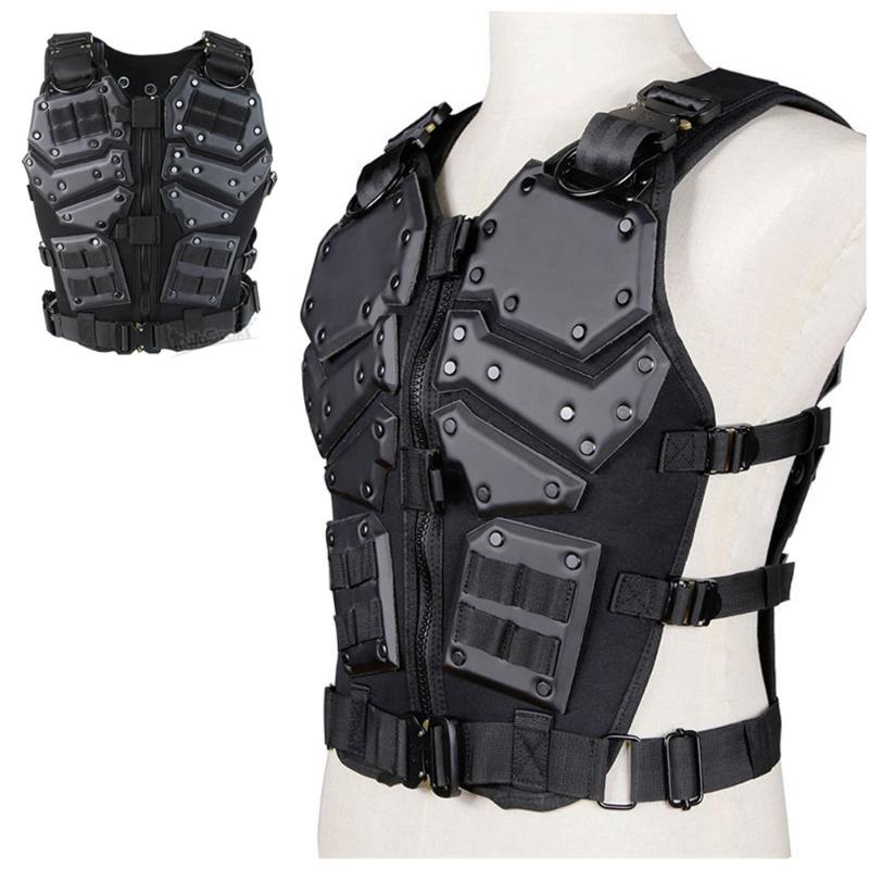 

Tactical Vest High Quality EVA Protective Clothing Multifunctional Vest With MOLLE System Paintball Combat