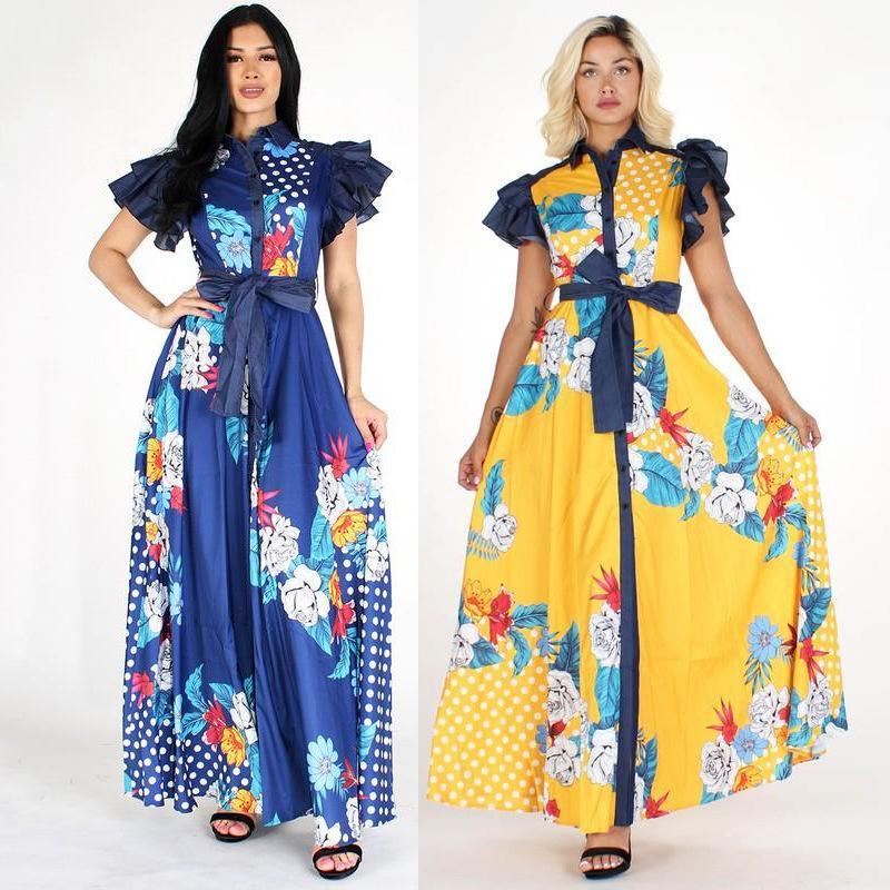 

African Dresses For Women 2020 New Dashiki Autumn Summer Long Maxi Dress Ladies Traditional African Clothing Fairy Dreams