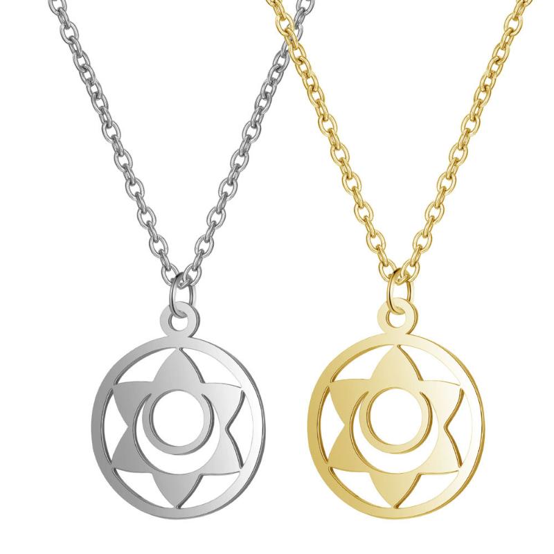 

Hot-selling Stainless Steel Necklace Yoga Europe and America Pendant Titanium Steel Chakra Necklace Jewelry Wholesale