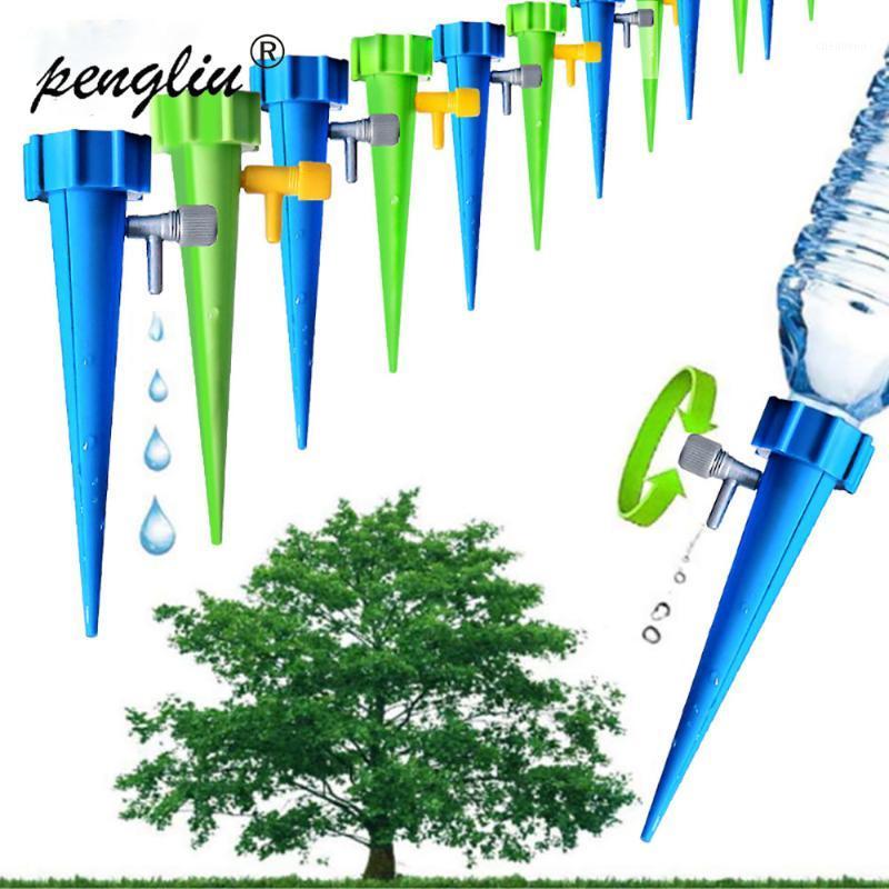 

Automatic Watering Irrigation Kits Water Can Automatic with Switch Watering Device Plastic Plant Self Pot 2PCS1, Conventional green