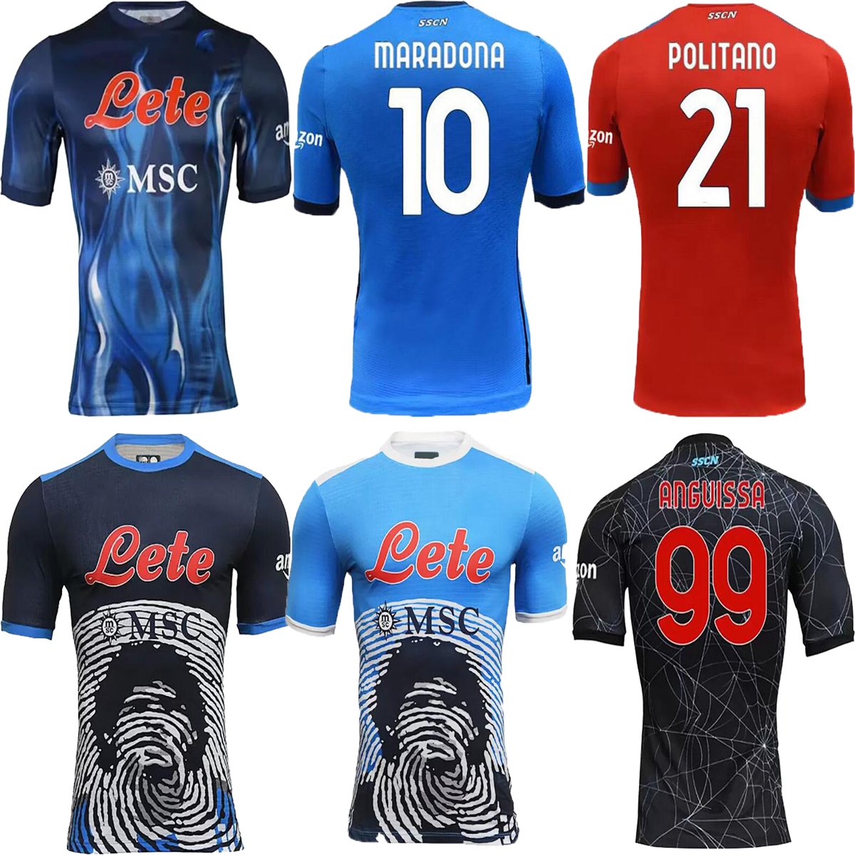 

Napoli Maradona Special Halloween Soccer Jersey Kids Kit Set 2021 2022 Maglia Naples 21  Football Shirt ZIELINSKI INSIGNE OSIMHEN FABIAN LOZANO Home Away 3rd