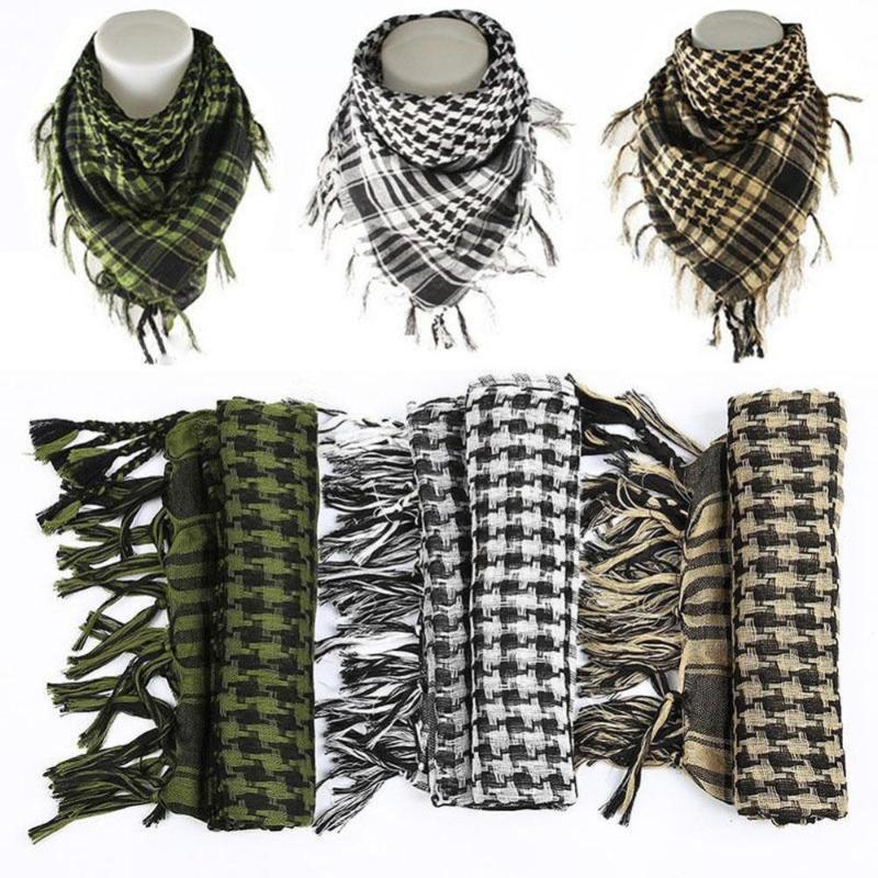 

Hats, Scarves & Gloves Sets Fashion Mens Lightweight Square Outdoor Shawl Arab Tactical Desert Army Shemagh KeffIyeh Arafat Scarf