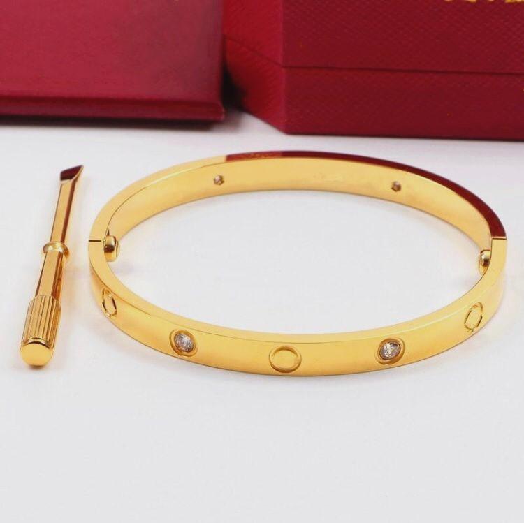 

316L stainless steel Love Bracelet silver rose gold screwdriver bangle for women and men couple jewelry with box gift G5
