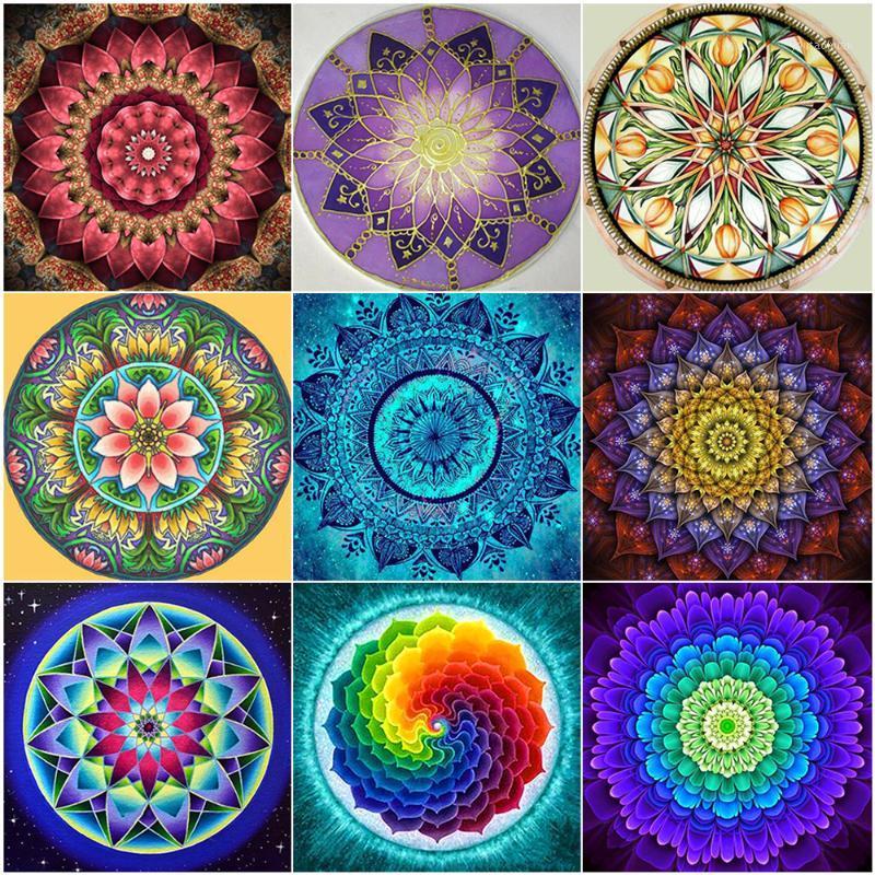 

5D Diamond Painting Full Drill Mandala Diamond Mosaic Sale Round Rhinestones Pictures Embroidery Flowers Sale1