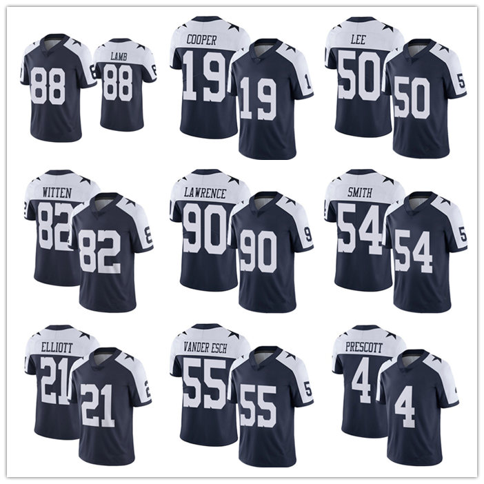 

Dallas Cowboys MEN WOMEN YOUTH Nfl 54 Jaylon Smith 90 Demarcus Lawrence Limited Alternate Jersey Football Vapor Untouchable, Black;red