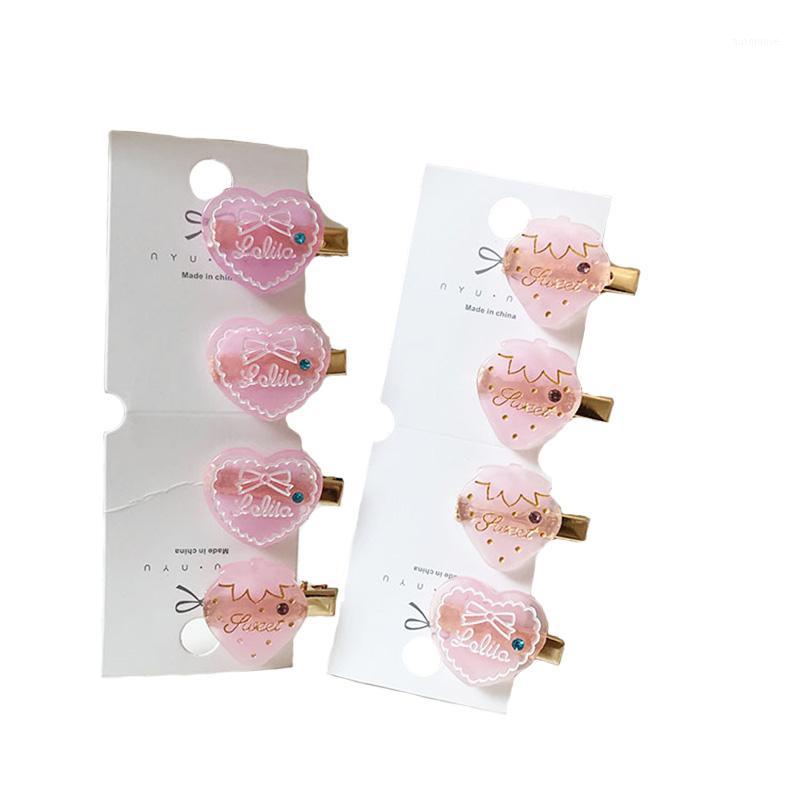 

Strawberry Hair Clip Women Hair Clip Love Shape Hairgrips Barrettes Accessories Women1