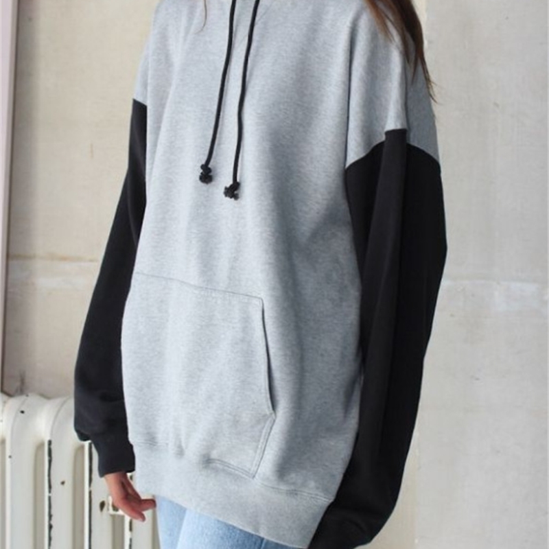 

2021 Bm Retro-color Wind Oversize Big Boyfriend-sized Wind-loose-fit Female Solid-colored Hoodie Top Ef5z, Games