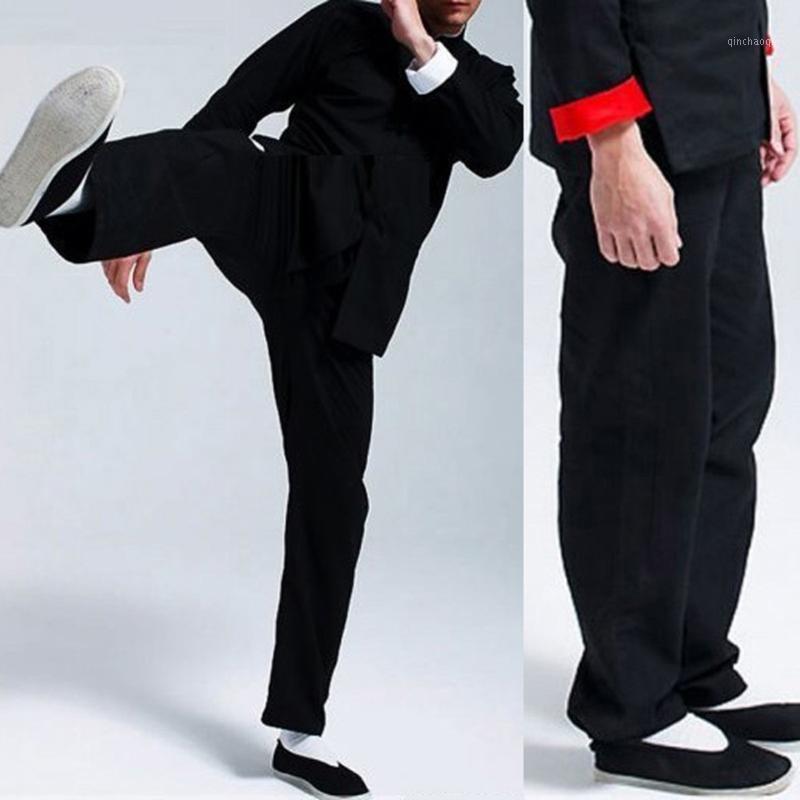 

Zooboo Sports Pants Cotton Tai Chi Wing Chun Chinese Traditional Martial Arts Outdoor Breathable Loose Trousers1, As pic