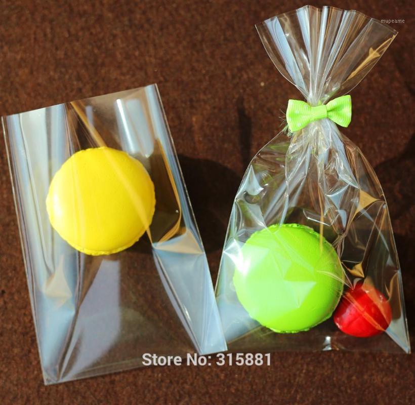 

Clear Flat Open Top Candy Bags Cookie Packaging Bag Wedding Party Sweets Lollipop OPP Plastic Bag Small Gift Pouch 100pcs/lot1