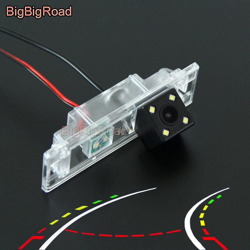 

BigBigRoad Car Intelligent Dynamic Trajectory Tracks Rear View CCD Camera For Mini Cooper R55 R57 R60 R61 Z4 E85 E86 E89