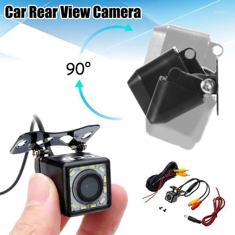 

Car Rear View Camera Universal 12 LED Night Vision Backup Parking Reverse Camera Waterproof 170 Wide Angle HD Color Image1