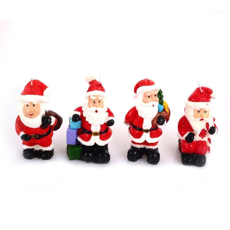 

Paraffin Kitchen Candles Bougie Beautiful Lovely Home Decorations Party Candle Gift Xmas Santa Claus Christmas Decor1