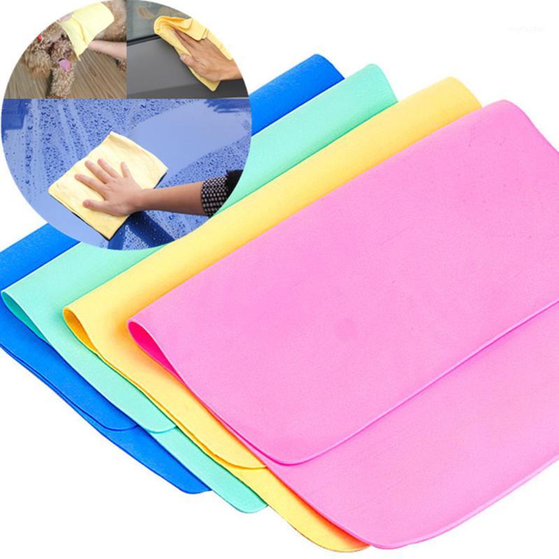 

1PC Towel Multifunctional Deerskin Wipes Towel Leather Soft Wash Cleaning1, Black
