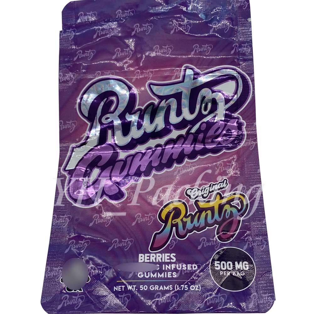 

2020 White Runtz Bag Edible Mylar Packaging Bags Edibles Ether Runtz 2Gummies Plastic Zipper Up Design Bag Vape Cartridag Rope Empty Bag
