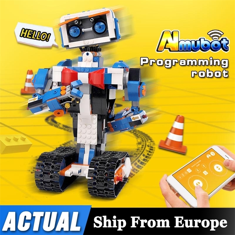 

Creative Technic Robot BOOST RC Intelligent Robot Mould King Building Blocks Technic Remote Control Robot Bricks Toys For Boys 201211, 635pcs