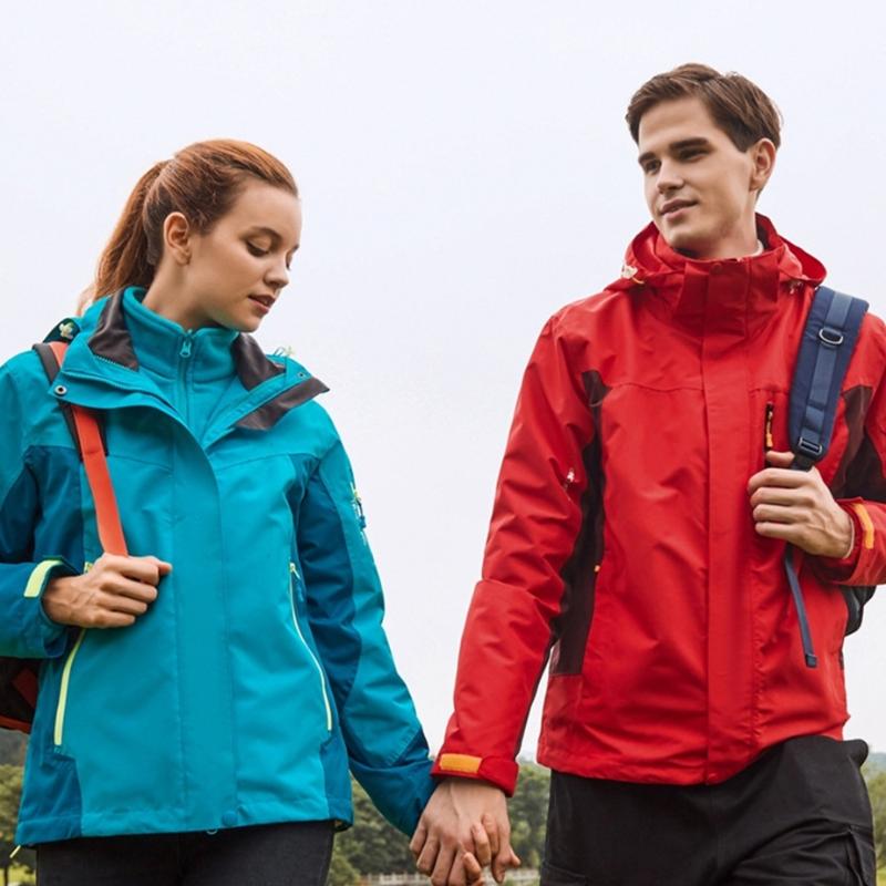 

Warm Jackets Outdoor Mountain&Hiking Winter Jacket Men's Windproof Hiking Couple Jacket Men Windbreaker Coats Women, Men red