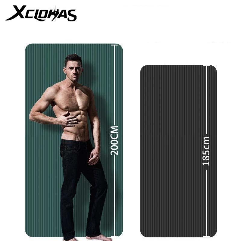 

XC LOHAS Thick Yoga Mat Extra Exercise Mat For Sport Fitness Tasteless Pads Exercise Gymnastics Fitness Pilates For Home, Red