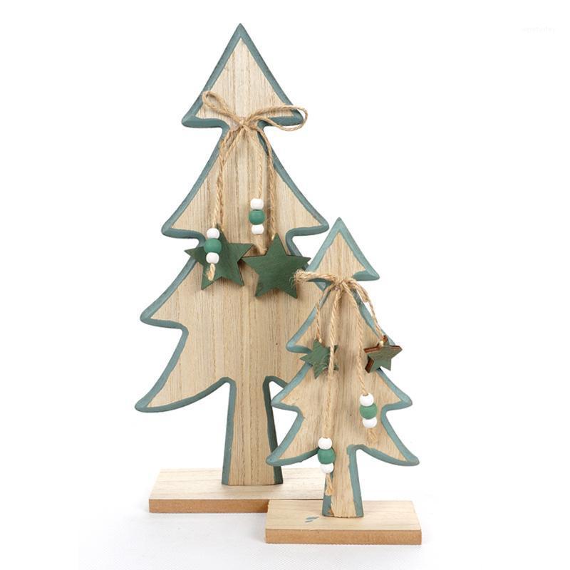 

Christmas tree decoration 1 pair of wood tree decor standing Ornaments for home xmas party decor supplies1