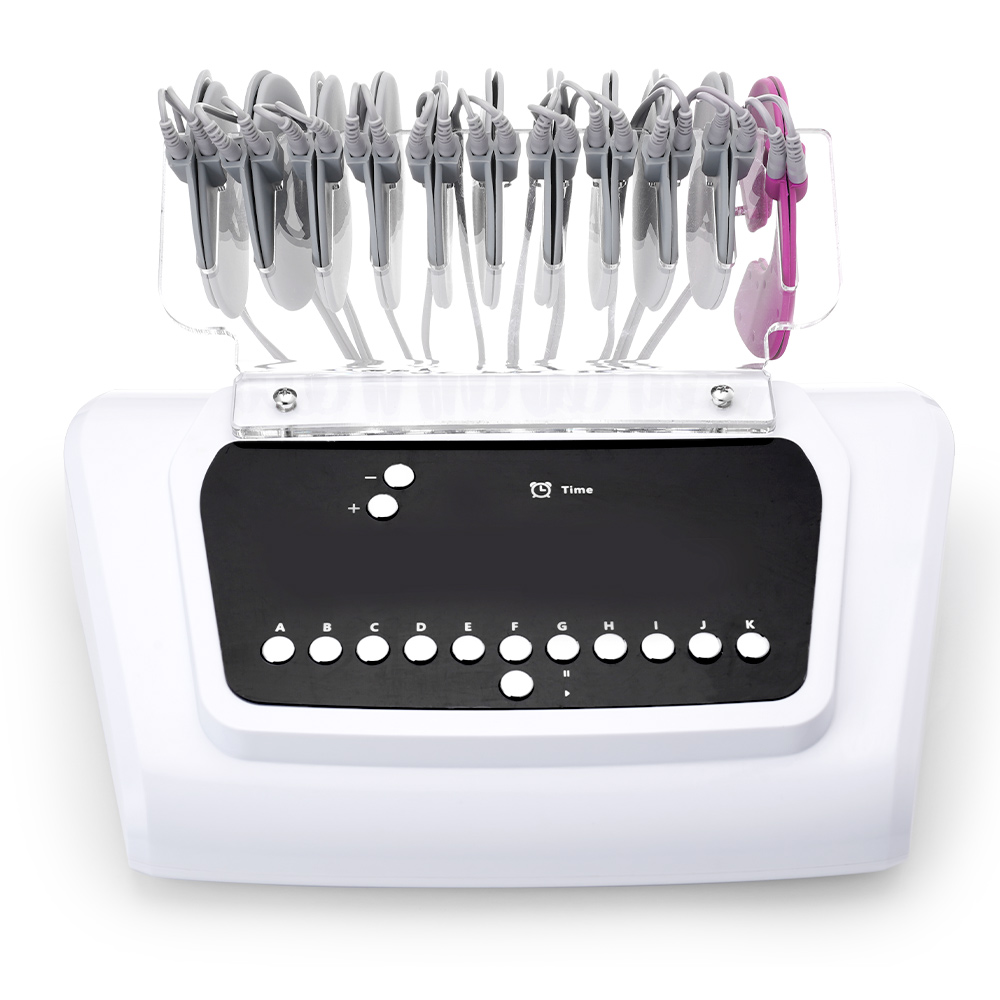 

Professional Microcurrent Body Shape Slimming Electro Stimulation Beauty Machine Cellulite Reduce Skin Firming Device EMS Pads
