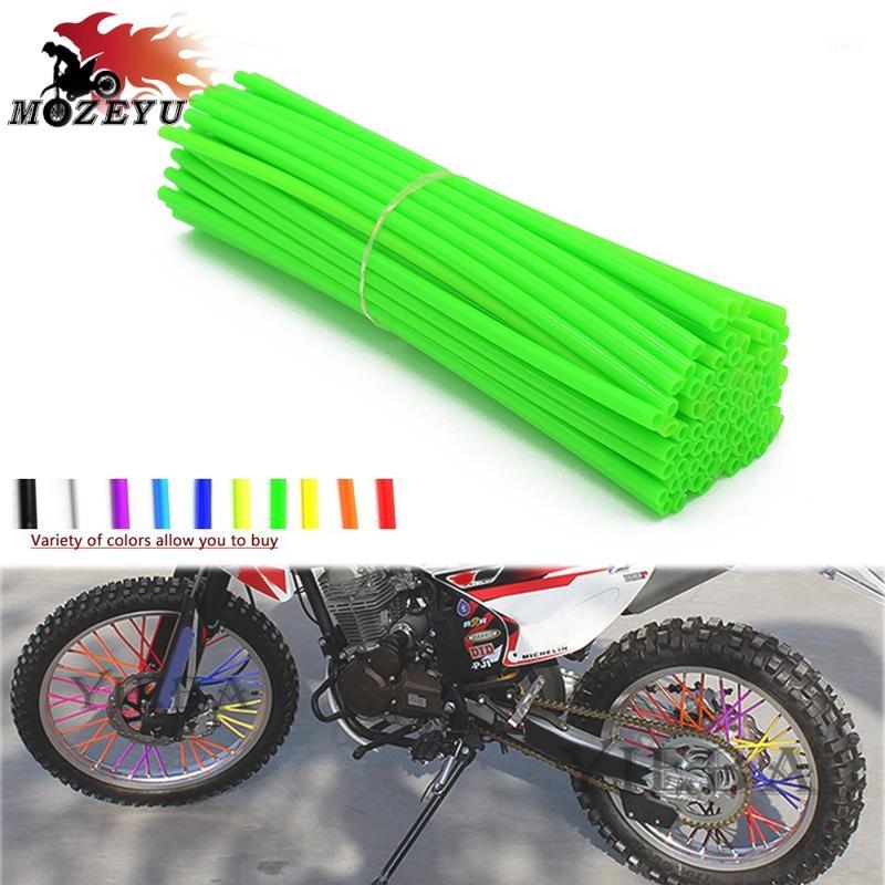 

72pcs Universal Moto Dirt Bike Enduro Off Road Wheel RIM Spoke Skins Covers For Kwasaki KLX /SR KX KX KDX KT 500 CR YZ RM1