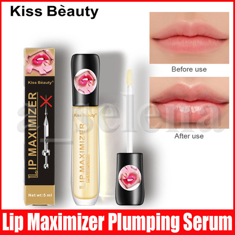

Kiss Beauty Lip Plumper Collagen Gloss Lip Care Serum Repairing Mask Lip Gloss Moisturizing Lips plumping Lipgloss