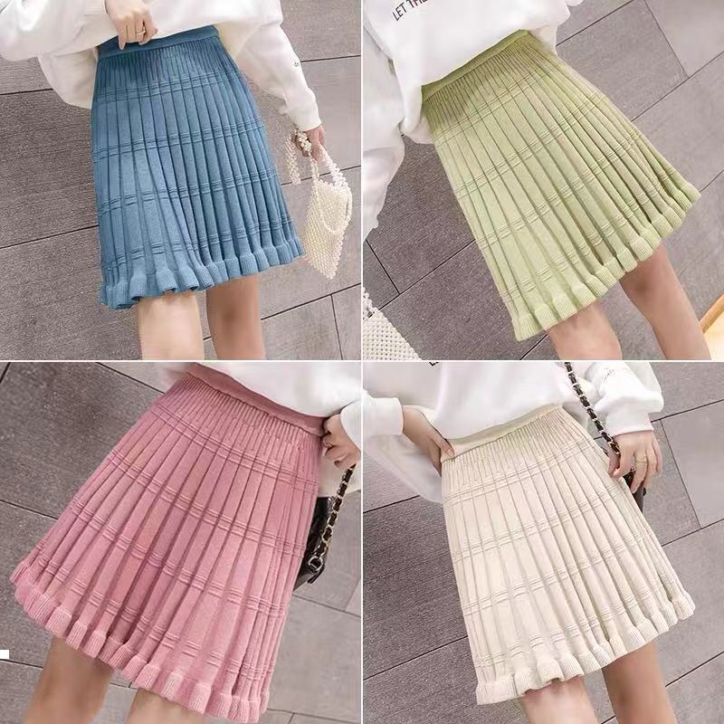 

New Autumn 2021 sweater student solid color put on pretty girl skirts sweet female girls skirt mesh y291 1XB5, Lvse