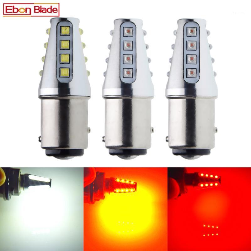 

S25 1157 BAY15D 80W XBD Chip Auto LED Bulb Lamp P21/5W Car Reverse Tail Backup Brake Turn Parking Signal Light White Red Amber1, As pic
