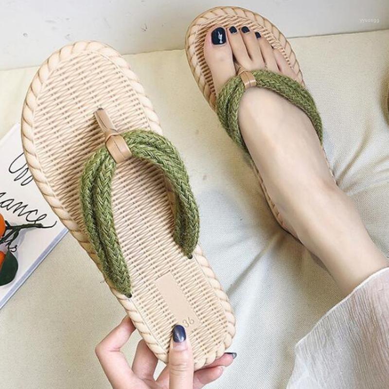 

New 2020 fashion Slippers Women Flip Flops Leisure Women's Slippers Non-slip Ladies Summer Shoes Flat Beach sh3021, Black