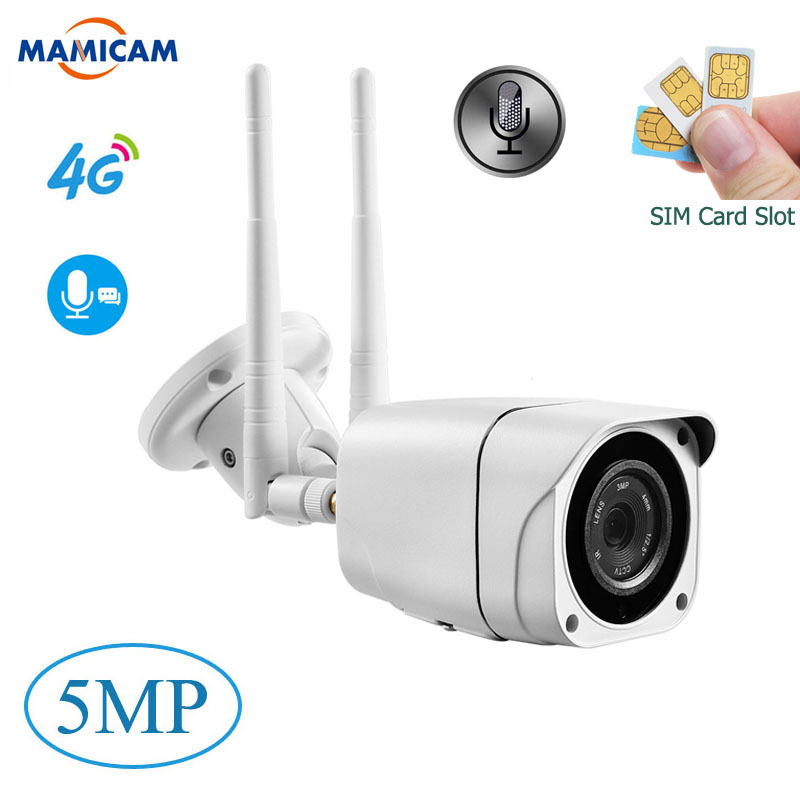 

Outdoor 3G 4G SIM Card Camera 1080P Wireless Wifi IP Camera Bullet Waterproof CCTV IR Night Vision P2P SD Card Two Way Audio