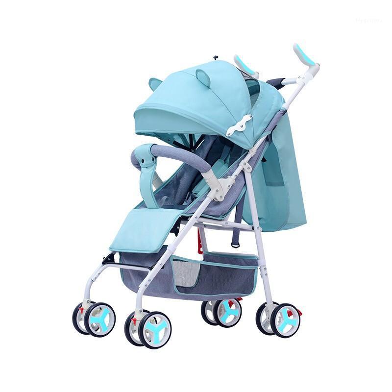 

Baby Stroller Can Sit and Lie Lightweight Folding Absorber Newborn Baby Stroller Children High Landscape Trolley1