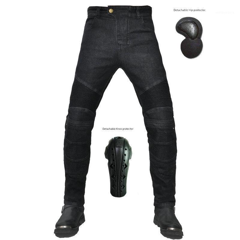 

Motorcycle Jeans Pantalones Motocicleta Hombre Featherbed Jeans Standard Version Moto Ride Trousers Pant 4 Season With Gears1