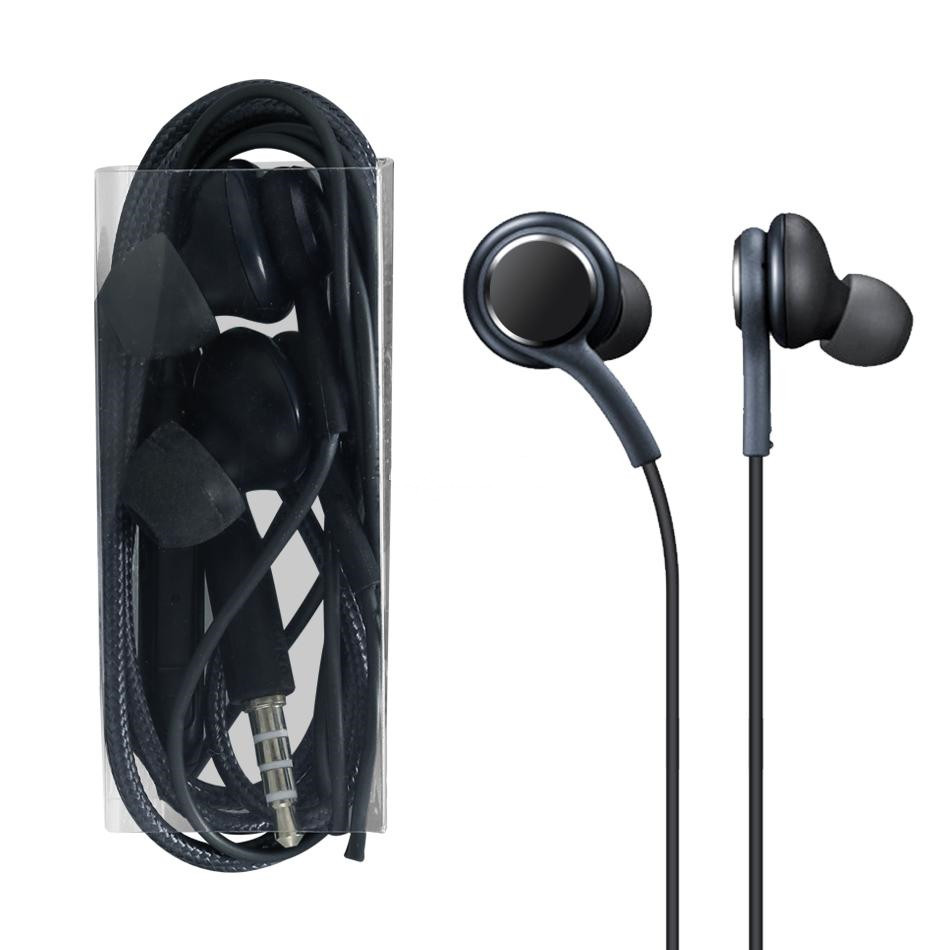 

For Samsung GALAXY S8 Stereo sound earphone earbuds High quality earphones with wired In-Ear Headset S10 Earphone Headset Mic, Black