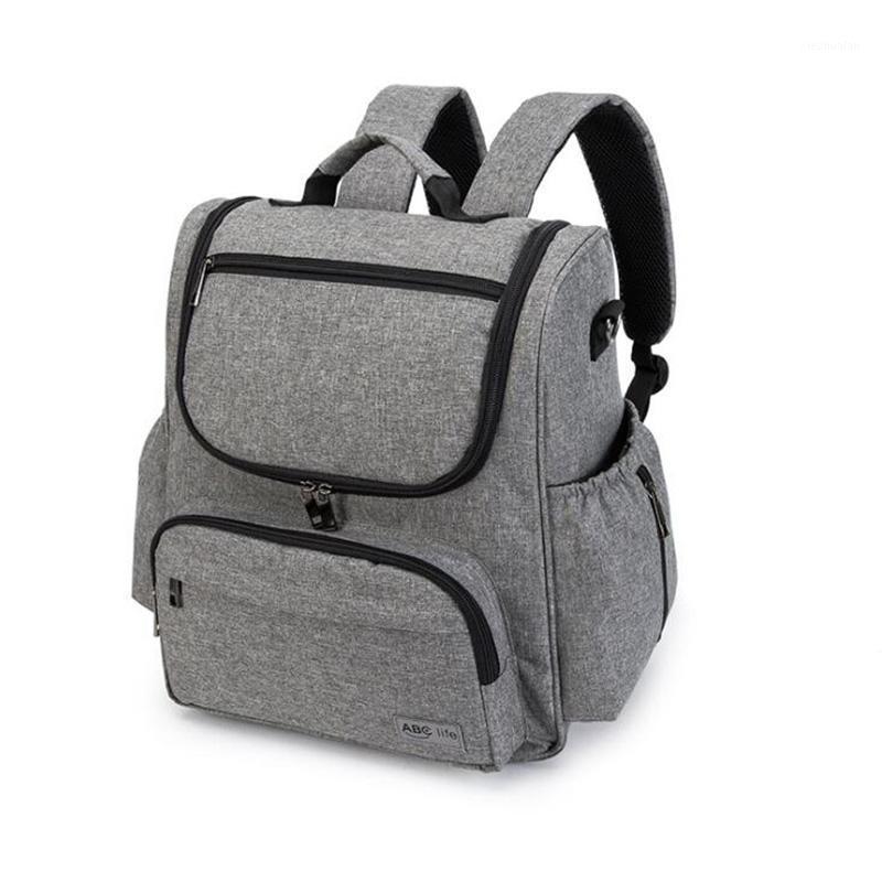 

Mommy Bag Portable Baby Diaper Bag Large Capacity Mom Backpack Handbag Waterproof Multifunction With pad BDL0101, Bya002green