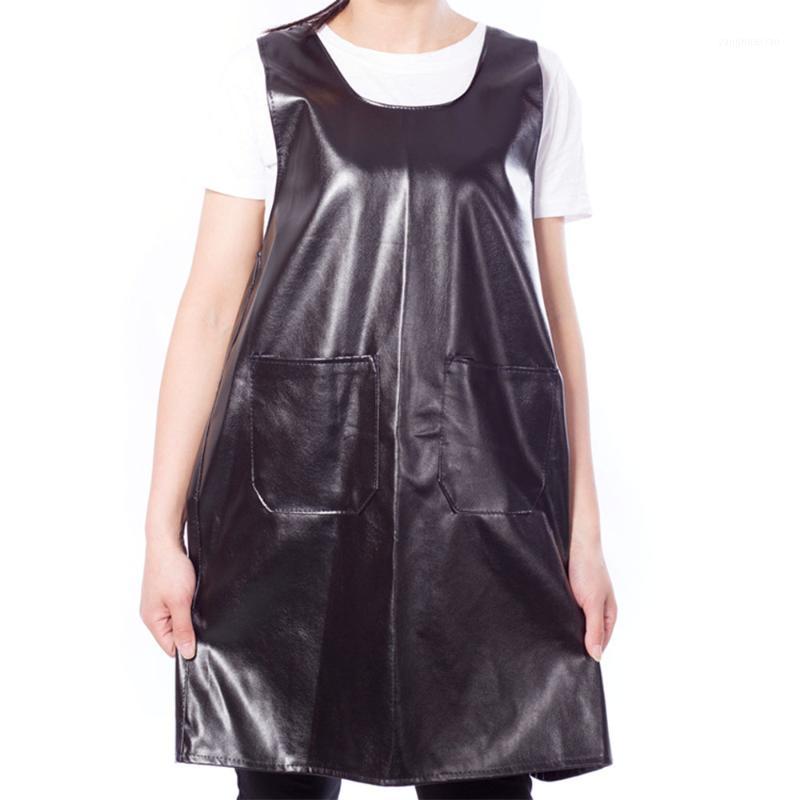 

Aprons Apron PU Leather Household 5 Color Kitchen Home Accessories Cover Utensil1