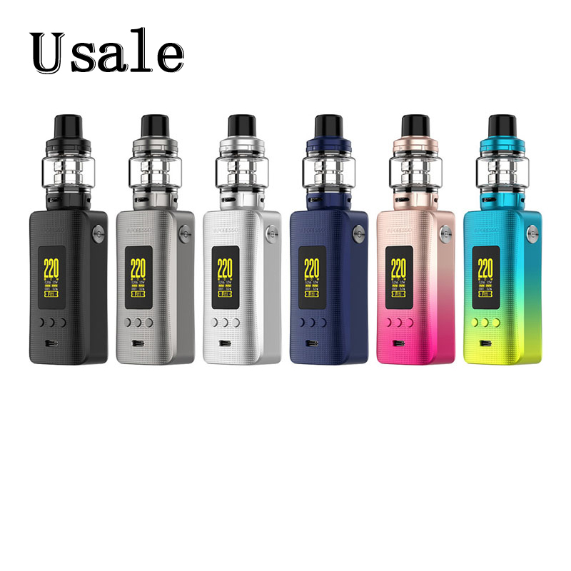 

Vaporesso Gen 200 Kit 200W Mod with 8ml iTank 0.2ohm 0.4ohm GTi Mesh Coils Self Cleaning Vape System 100% Original, Midnight blue