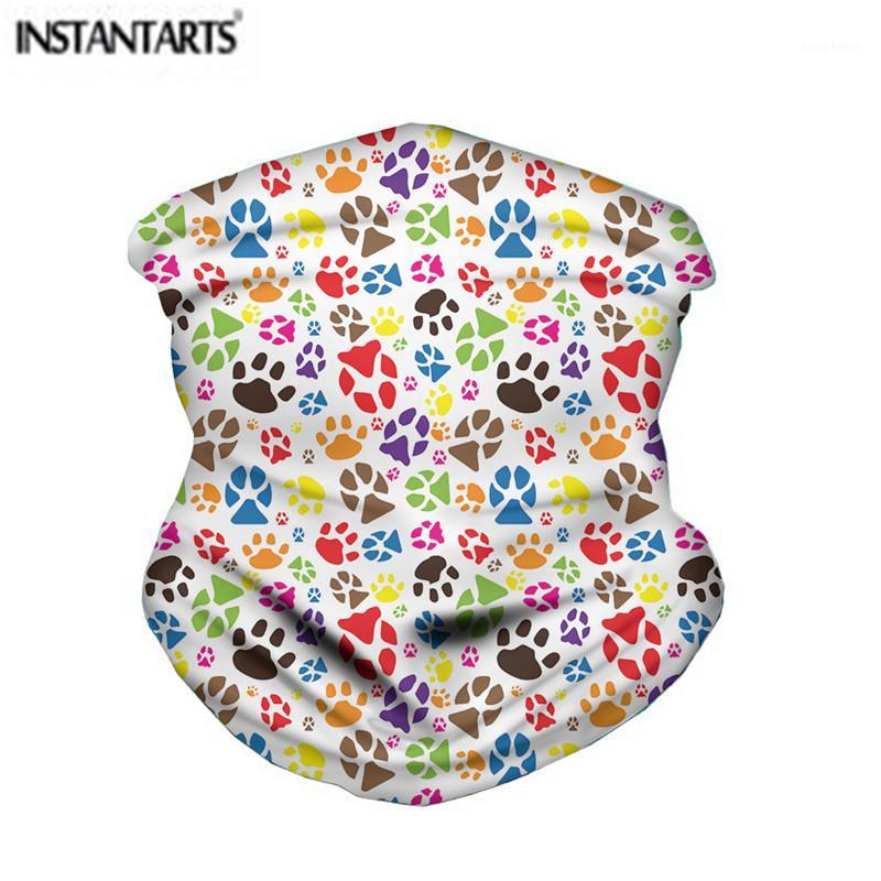 

INSTANTARTS Animal Paws Pattern New Hiking Scarf Footprint Animals Sports Print Facecover Headwear Men Outdoor Cycling Bandana1, Hx586z28