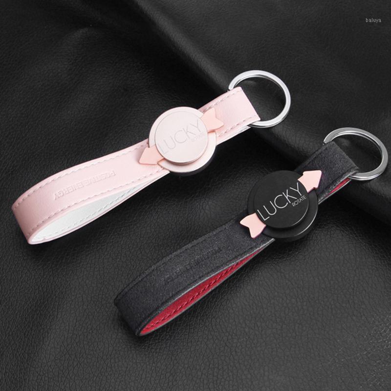

Hot New Key Chain Car Key Rings Personalized Lucky Rotate Keychains Car Interior Accessories1