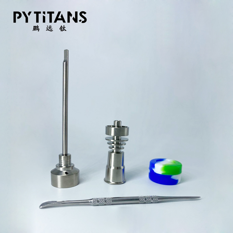 

Factory Direct Sale GR2 Universal Titanium Nails Titanium Carb Cap with Titanium Dabber Set for Wholesale