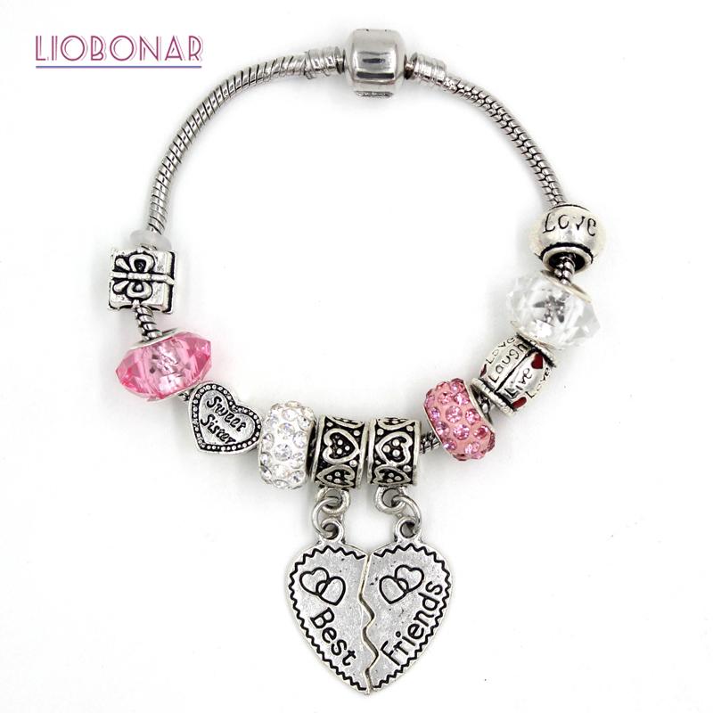 

Charm Bracelets Arrival Friends Bracelet European Beaded For Gift Jewelry Bijoux Pulsera