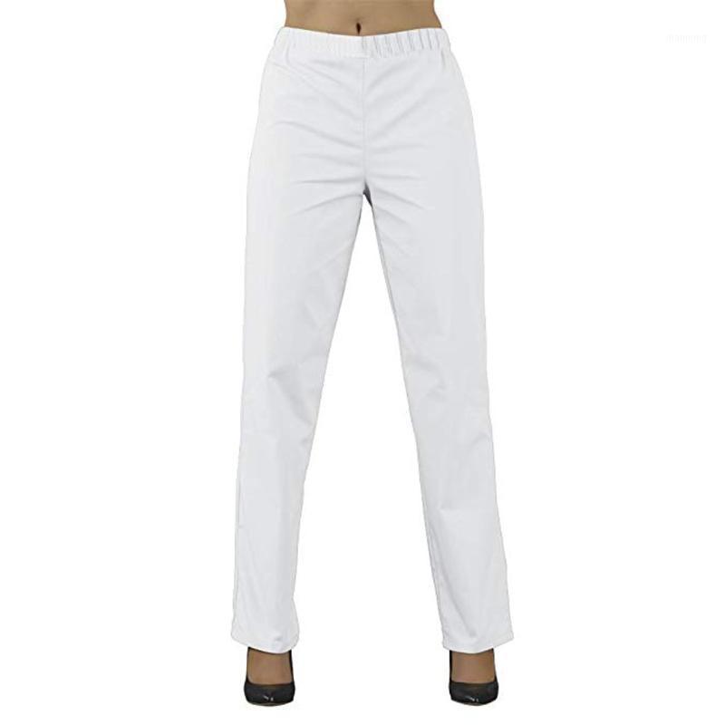 

New Womens Ankle Length Pants High Waist Harem Pants Women Solid Color Style Casual Female Trousers pantalones mujer1, White