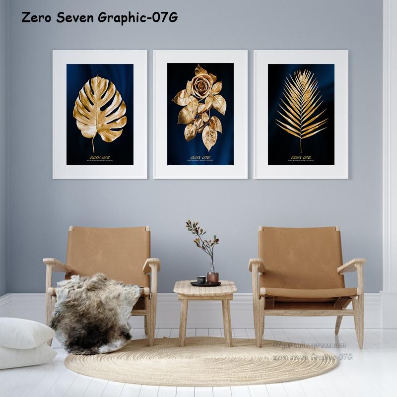 

Canvas Poster Light Luxury Modern Golden (Yellow-Brown Ink Print) Botanical Rose Picture Wall Art For Modern Home Decoration