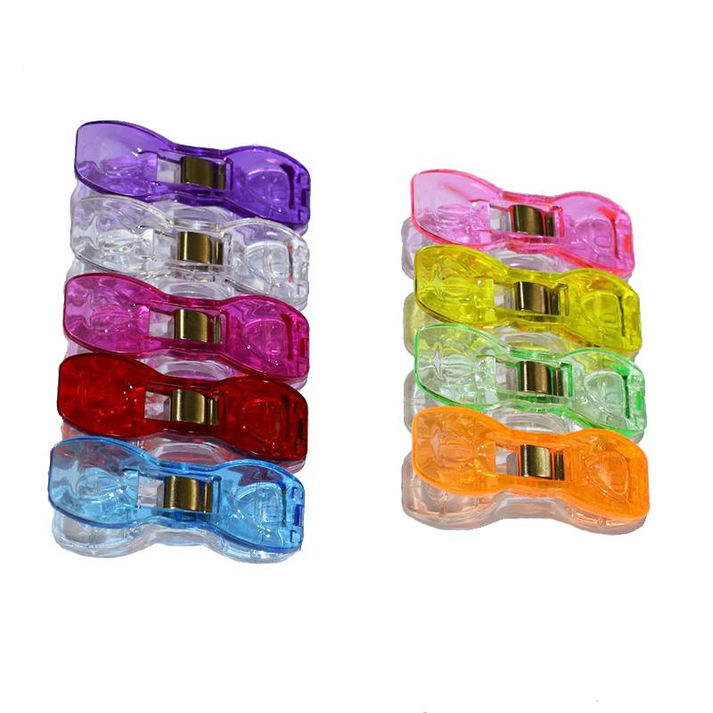 

9pcs Edge Clip Quilt Quilting Clip DIY Crafts Plastic Clips Multicolor Patchwork Sewing Decoration Clamp Cothes