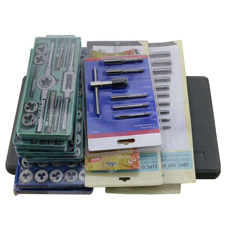 

40 Pcs Alloy Steel Tap And Die Set Metric Imperial Standard Tap Dies Set Tool Internal External Thread Cutting Hand Tapping Tool