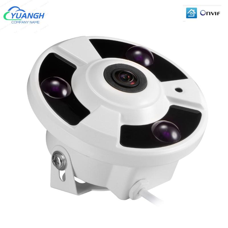 

1080P Mini Camera IP 180 Degree 360 Degree Lens XMEye APP ONVIF Metal Dome Indoor POE Security Camera Night Vision
