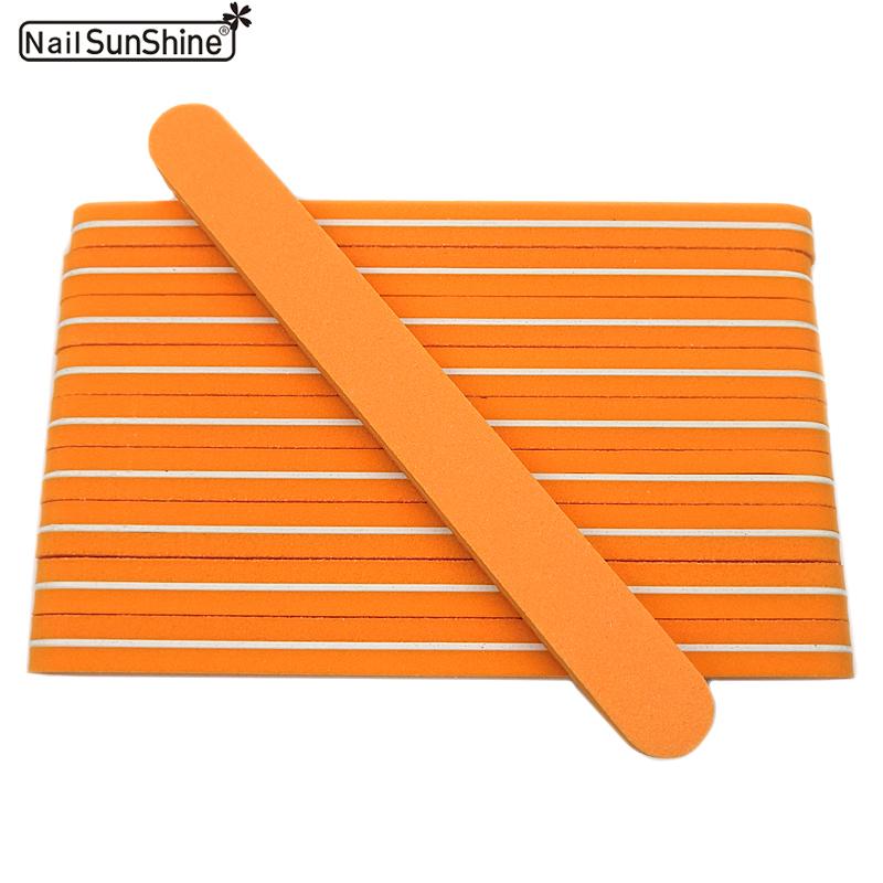 

50pcs/lot Professional Nail Files 100/180 Nail Art Buffing Manicure Tools Set Polish Buffer Removal Sponge Emery Board file