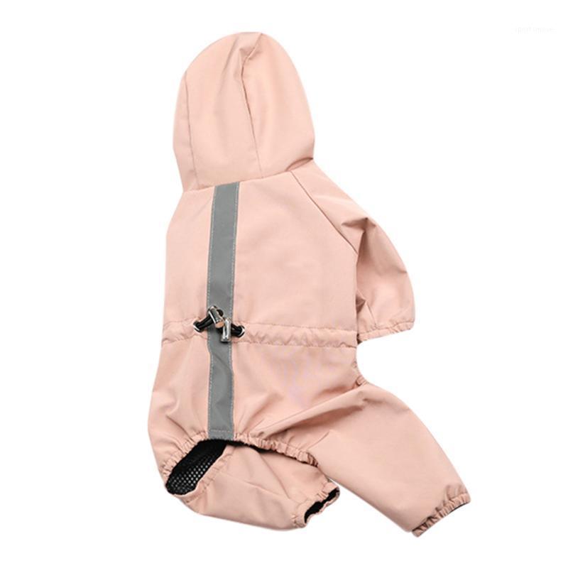 

M/L/XL/2XL Autumn and Winter Dog Clothes Waterproof Mesh Breathable Sweat-absorbent Reflective Pet Raincoat for Puppy Cat Dog1, Blue