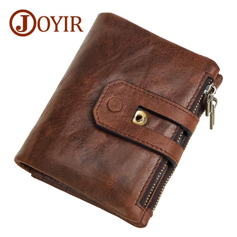 

Men's 100% Cow Leather Purse Male Retro Style Cards Holder Male Coin Wallet Soft Short Wallet, Black