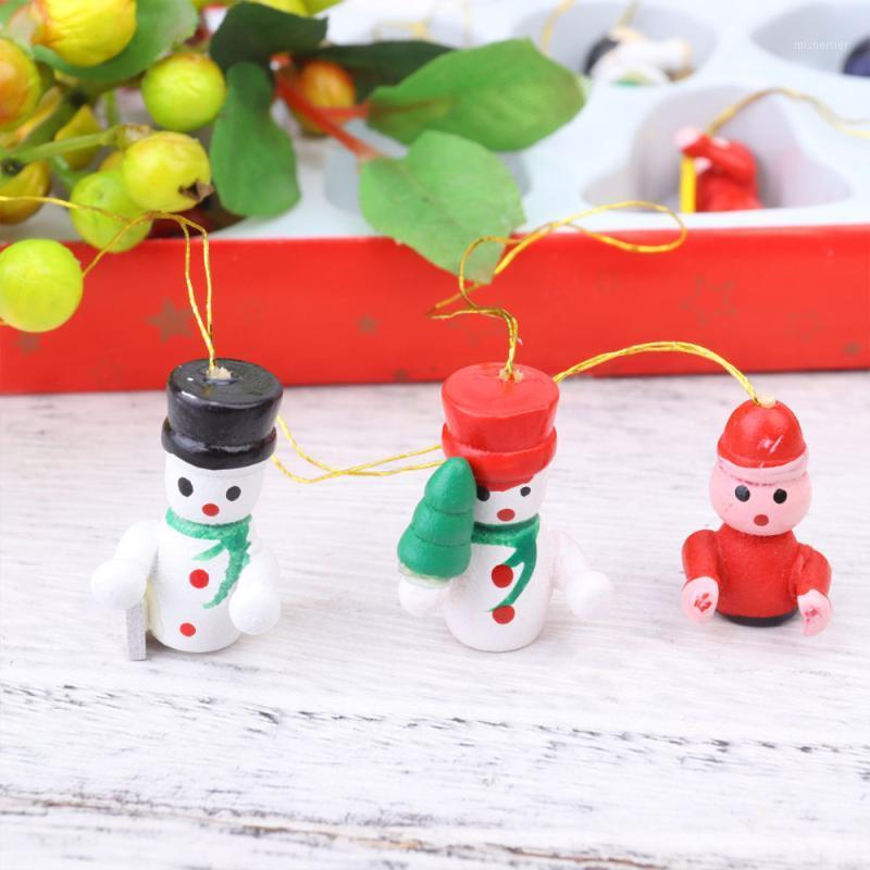 

12Pcs Christmas Tree Pendant Party Supplies Door Ornament for Door Christmas Home1